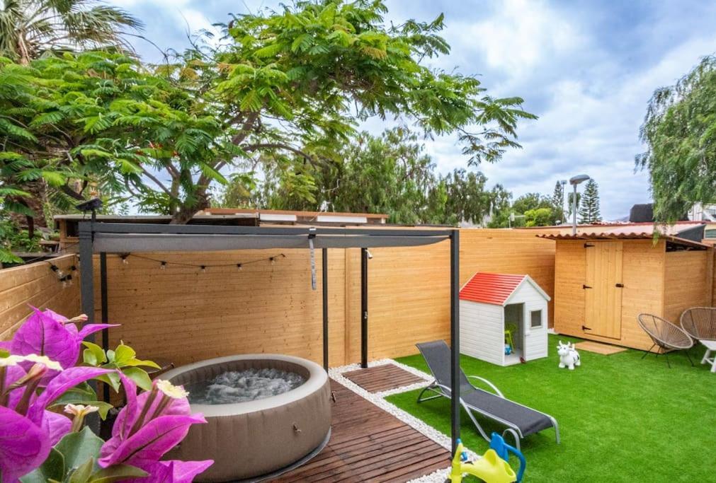 Private Paradise On Cozy Campsite, Jacuzzi, Netflix Las Galletas Buitenkant foto