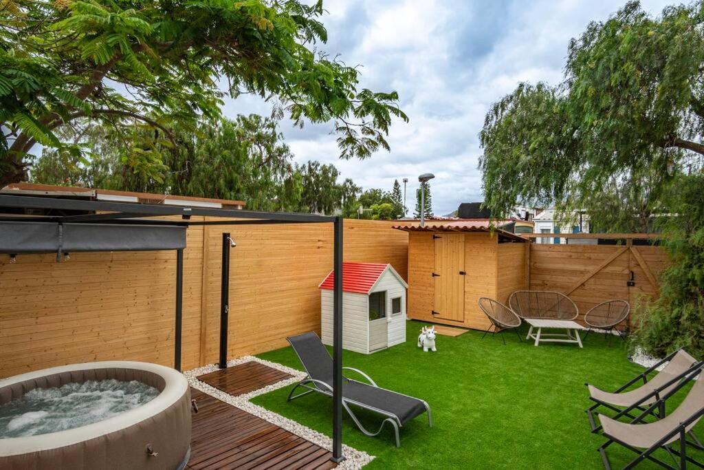 Private Paradise On Cozy Campsite, Jacuzzi, Netflix Las Galletas Buitenkant foto